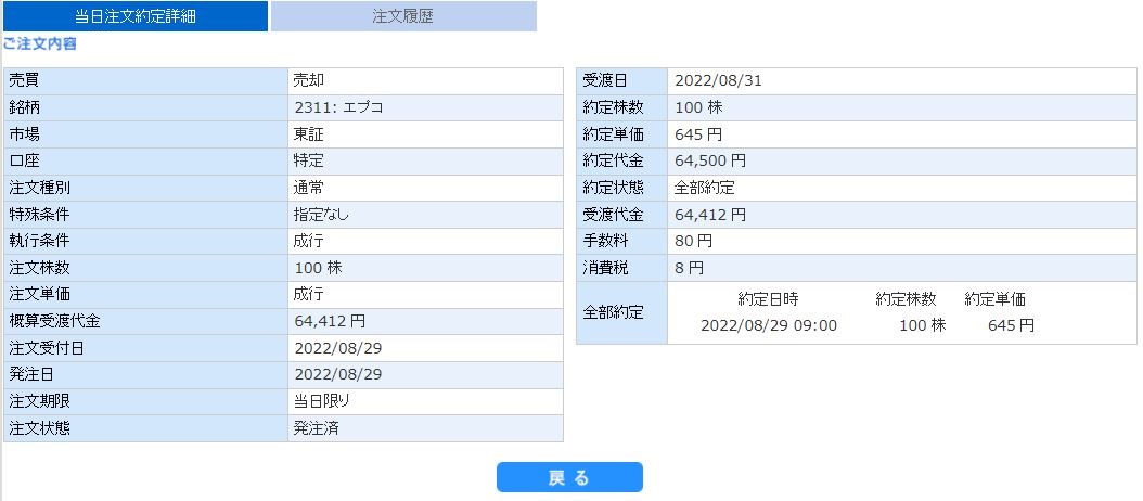 エプコ売却明細ネオトレ