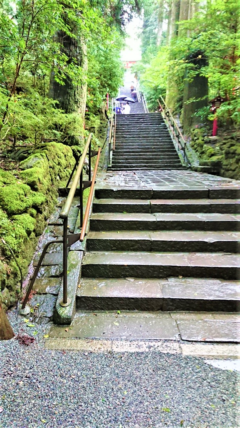 箱根神社階段