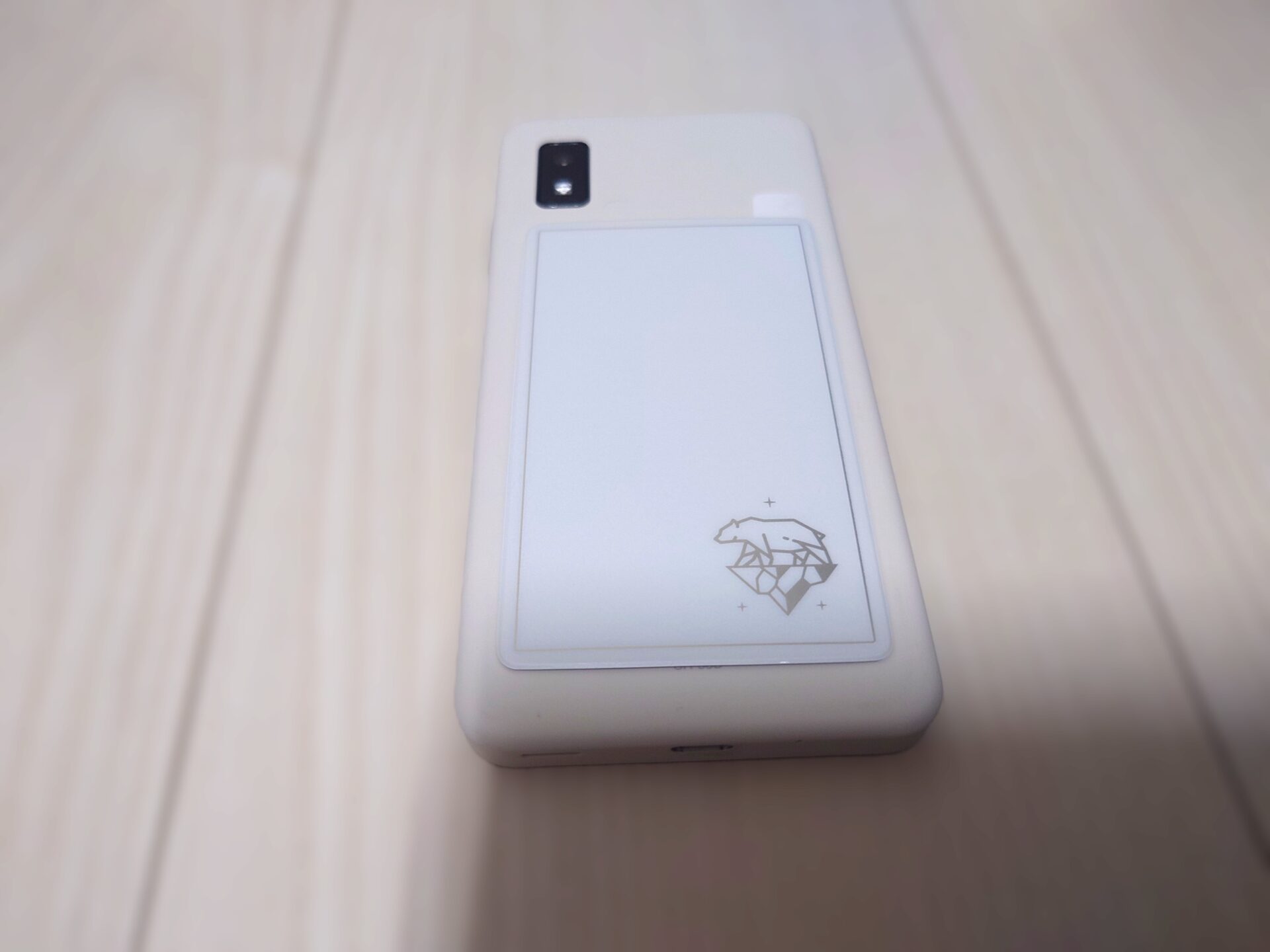 スマホ冷却シートラージをwish3に